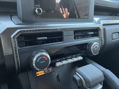 Climate Control Accent Trim Fits 2024-2026 Toyota Tacoma & 2025-2026 4Runner by Tufskinz.com