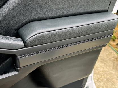 Side Door Armrest Lower Line Accent Trim Fits 2024-2026 Toyota Tacoma by Tufskinz.com