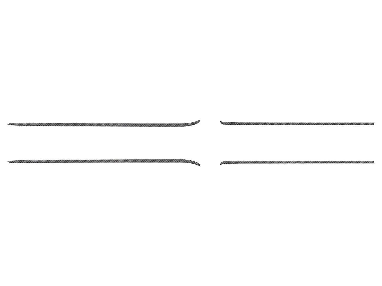 Side Door Armrest Lower Line Accent Trim Fits 2024-2026 Toyota Tacoma by Tufskinz.com
