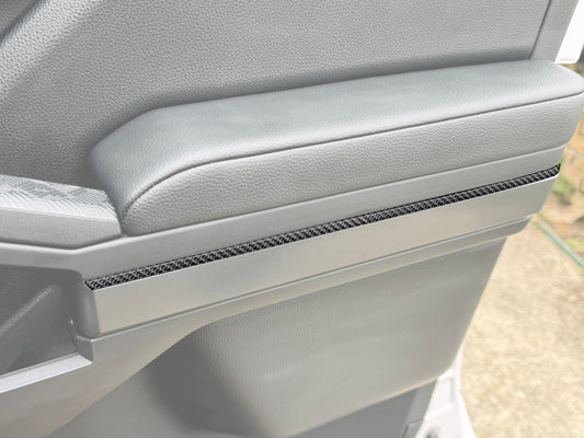 Side Door Armrest Lower Line Accent Trim Fits 2024-2026 Toyota Tacoma by Tufskinz.com