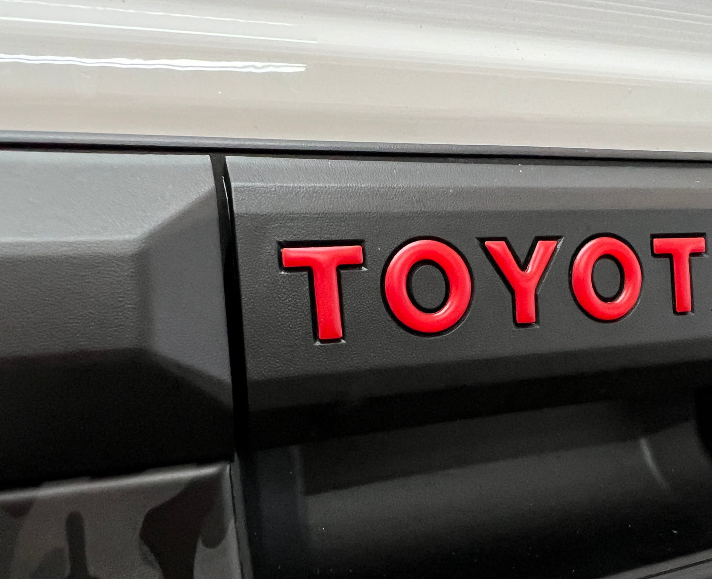 Tailgate Handle Letter Inserts Fits 2024-2026 Toyota Tacoma by Tufskinz.com