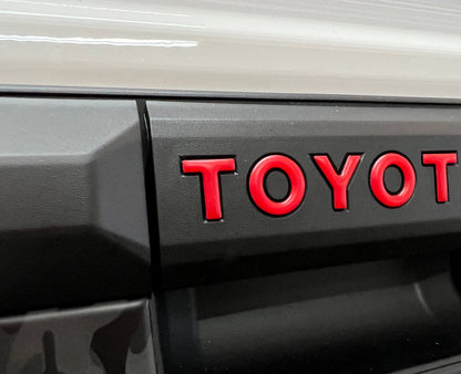 Tailgate Handle Letter Inserts Fits 2024-2026 Toyota Tacoma by Tufskinz.com