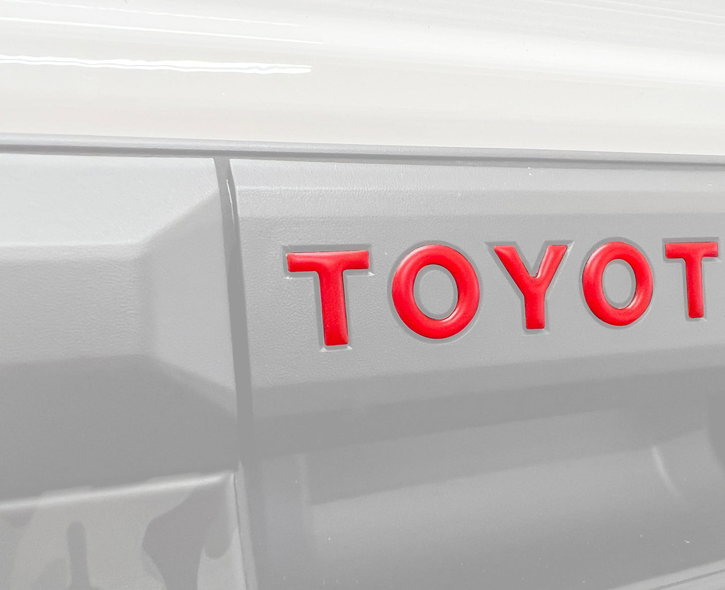 Tailgate Handle Letter Inserts Fits 2024-2026 Toyota Tacoma by Tufskinz.com