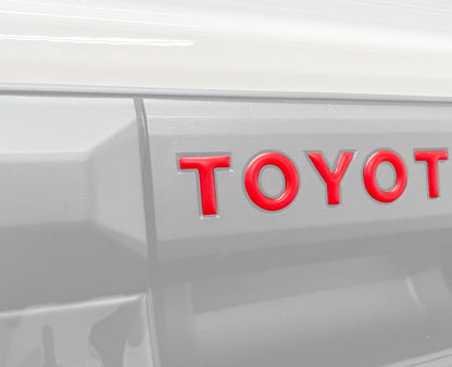 Tailgate Handle Letter Inserts Fits 2024-2026 Toyota Tacoma by Tufskinz.com
