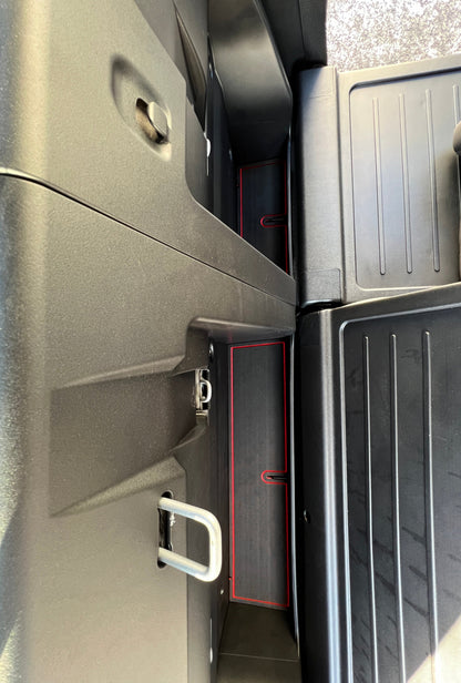 Rear Seat Cubby Foam Inserts Fits 2016-2023 Toyota Tacoma by Tufskinz.com