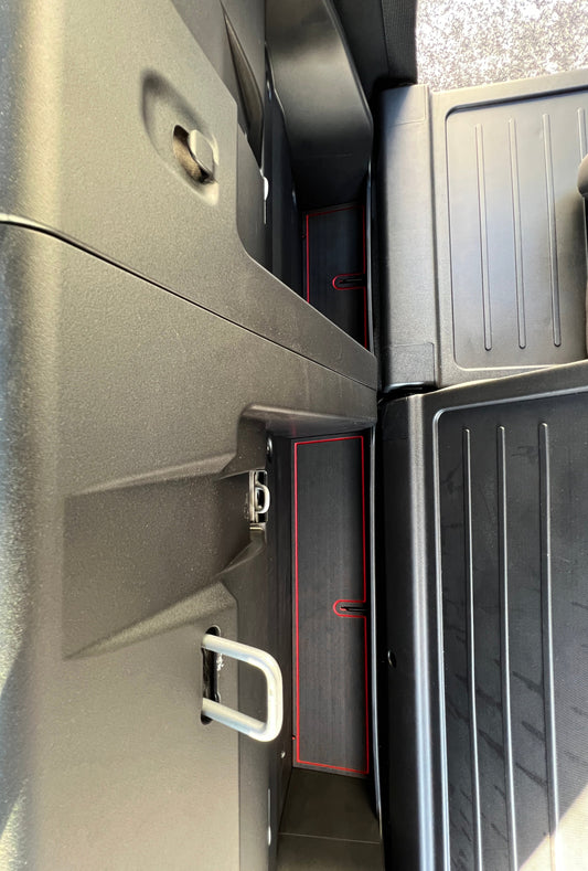 Rear Seat Cubby Foam Inserts Fits 2016-2023 Toyota Tacoma by Tufskinz.com