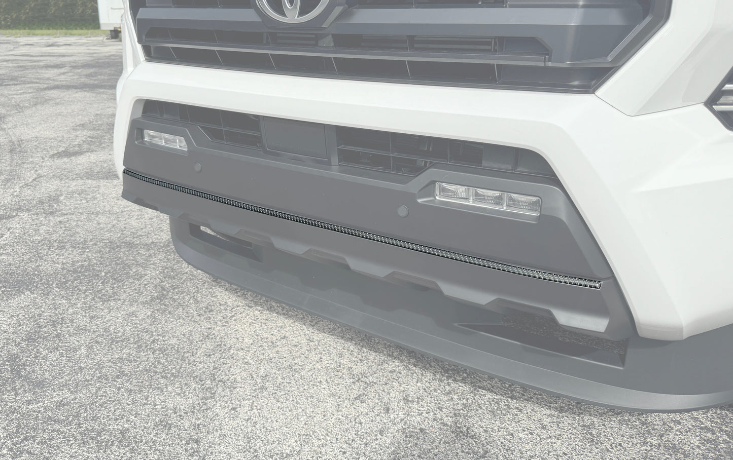 Front Bumper Center Line Accent Trim Fits 2024-2024 Toyota Tacoma by Tufskinz.com