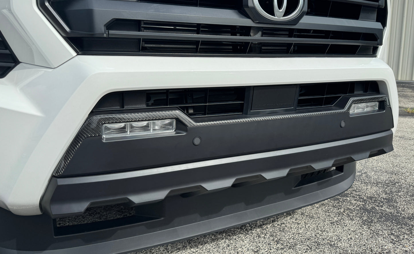 Front Bumper Upper Line Accent Trim Fits 2024-2026 Toyota Tacoma by Tufskinz.com