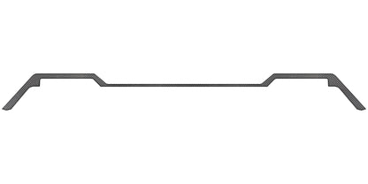 Front Bumper Upper Line Accent Trim Fits 2024-2026 Toyota Tacoma by Tufskinz.com