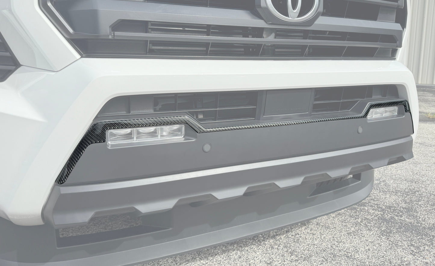 Front Bumper Upper Line Accent Trim Fits 2024-2026 Toyota Tacoma by Tufskinz.com