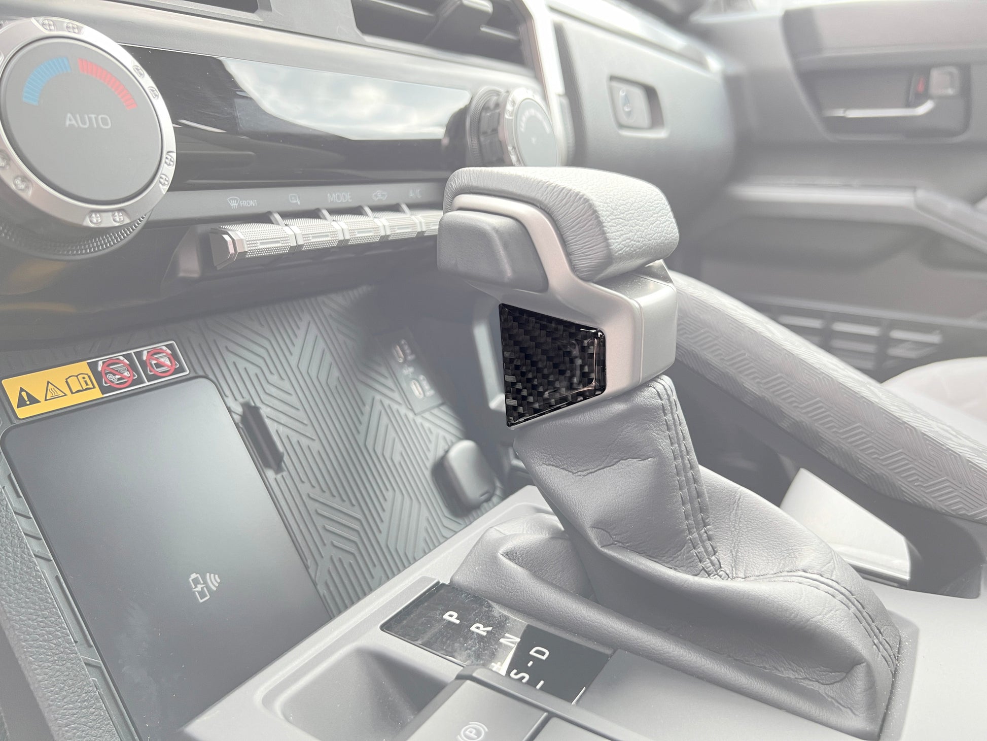 Shifter Knob Accent Trim Fits 2024-2026 Toyota Tacoma & 2025-2026 4Runner by Tufskinz.com