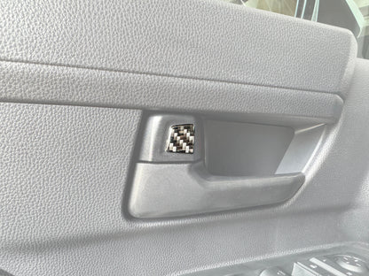 Door Lock Accent Trim Fits 2024-2026 Toyota Tacoma by Tufskinz.com