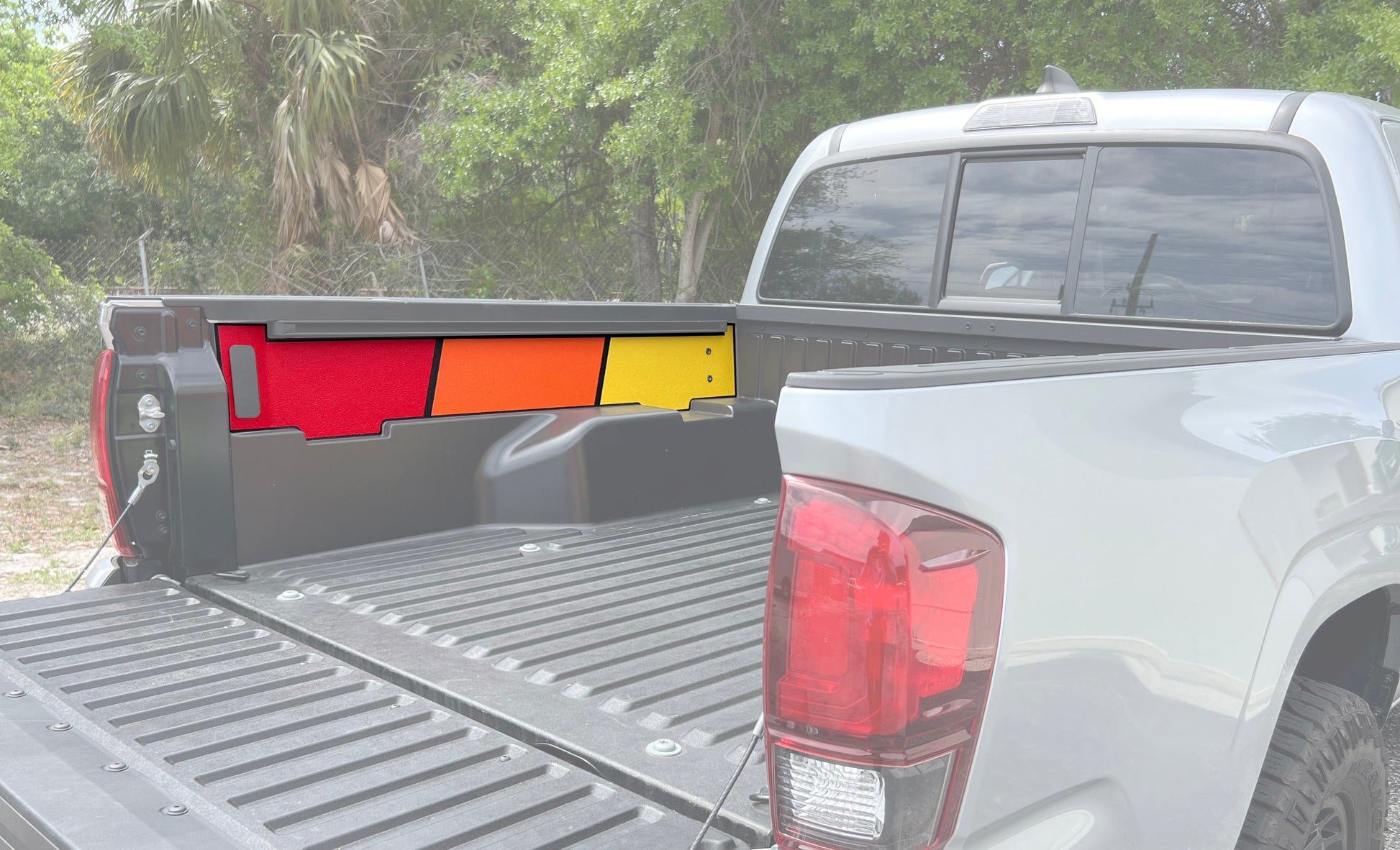 Inner Bedside Liner Overlays Fits 2016-2023 Toyota Tacoma w/5ft Bed by Tufskinz.com