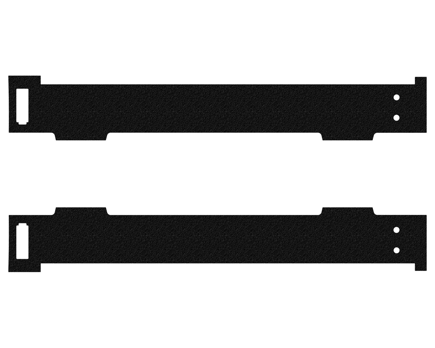 Inner Bedside Liner Overlays Fits 2016-2023 Toyota Tacoma w/5ft Bed by Tufskinz.com