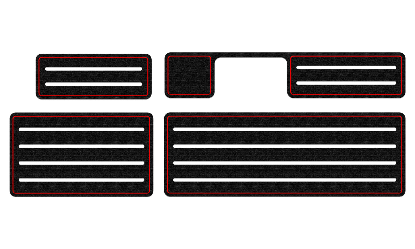 Back Side of Rear Seat Foam Inserts Fits 2016-2023 Toyota Tacoma by Tufskinz.com