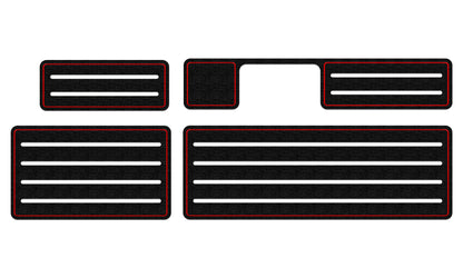 Back Side of Rear Seat Foam Inserts Fits 2016-2023 Toyota Tacoma by Tufskinz.com
