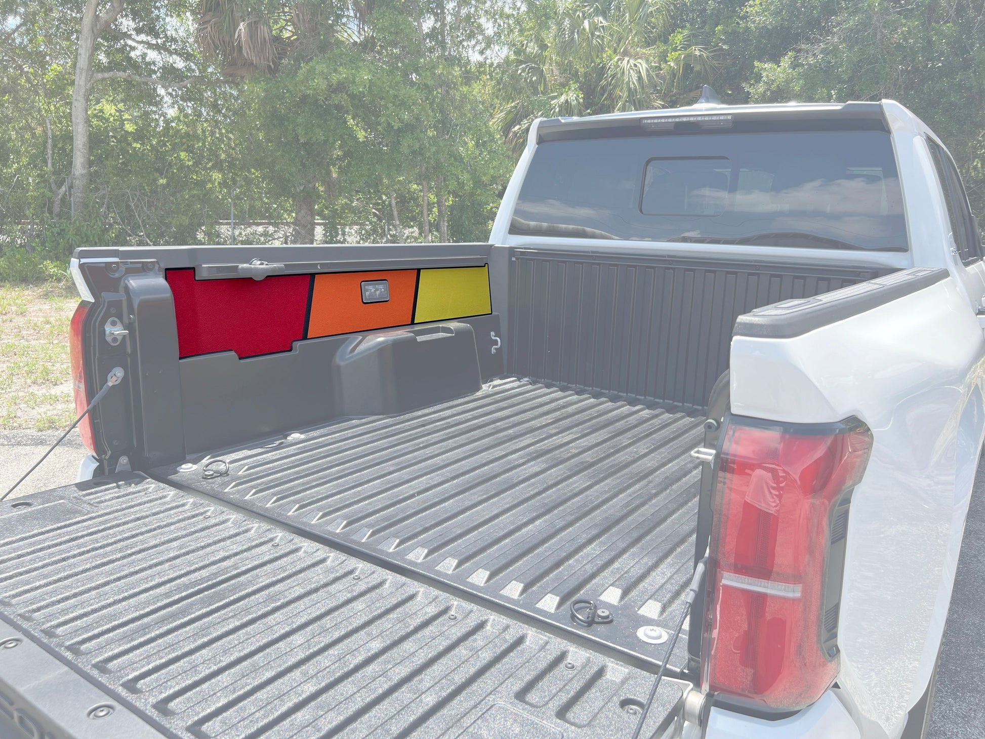 Inner Bedside Overlays Fits 2024-2026 Toyota Tacoma(without Truck Bed Power Port) by Tufskinz.com