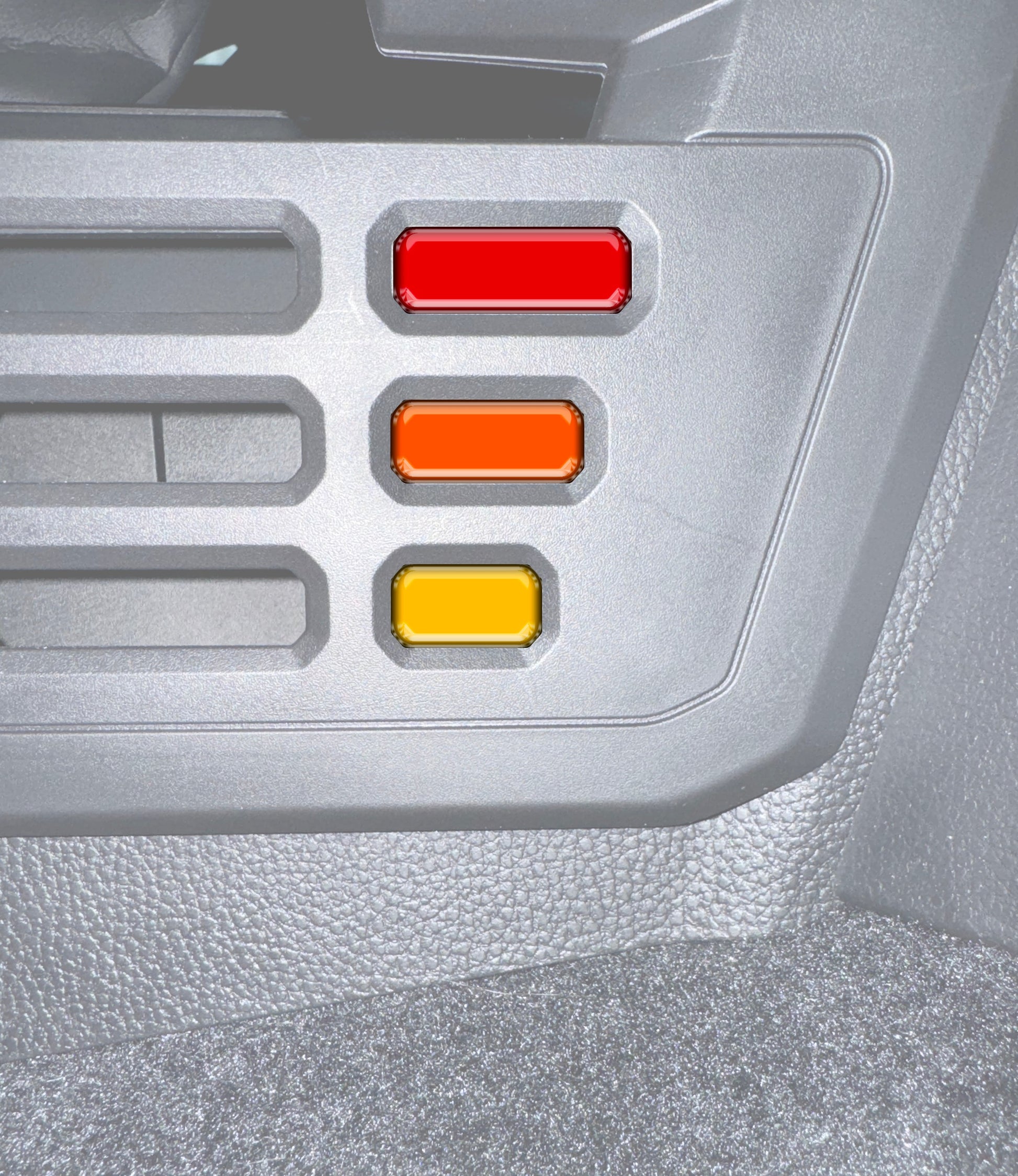 Center Console Storage Inserts Fits 2024-2026 Toyota Tacoma & 2025-2026 4Runner by Tufskinz.com