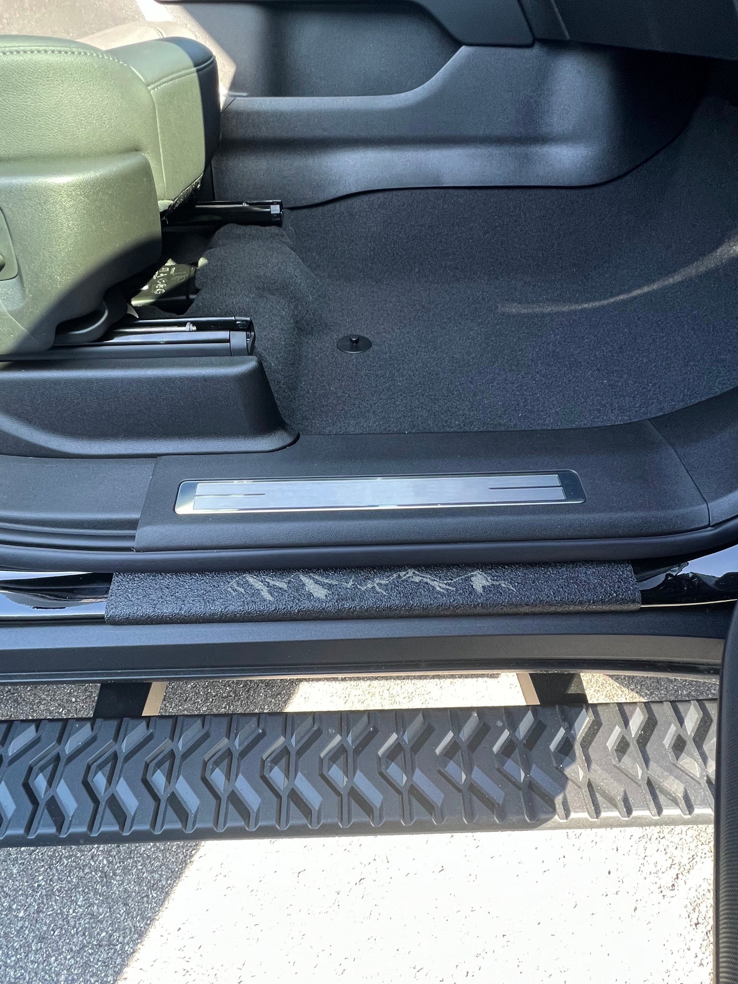 Door Sill Protection Overlays Fits 2021-2026 Chevrolet Tahoe by Tufskinz.com