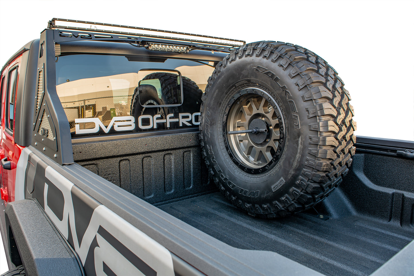 20+ Jeep JT Stand Up Spare Tire Mount by DV8 Offroad