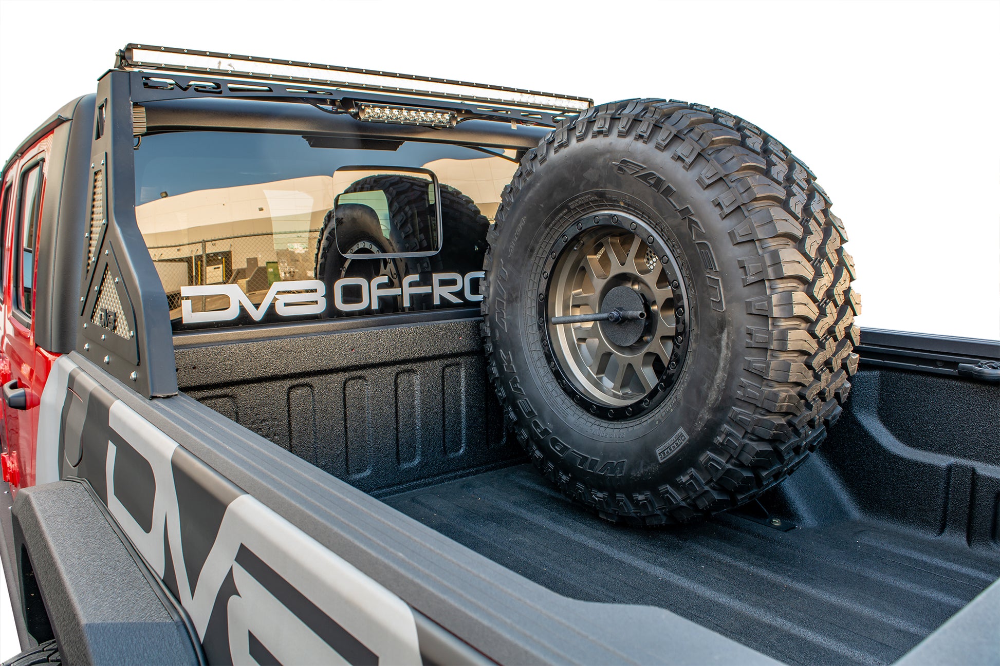 20+ Jeep JT Stand Up Spare Tire Mount by DV8 Offroad