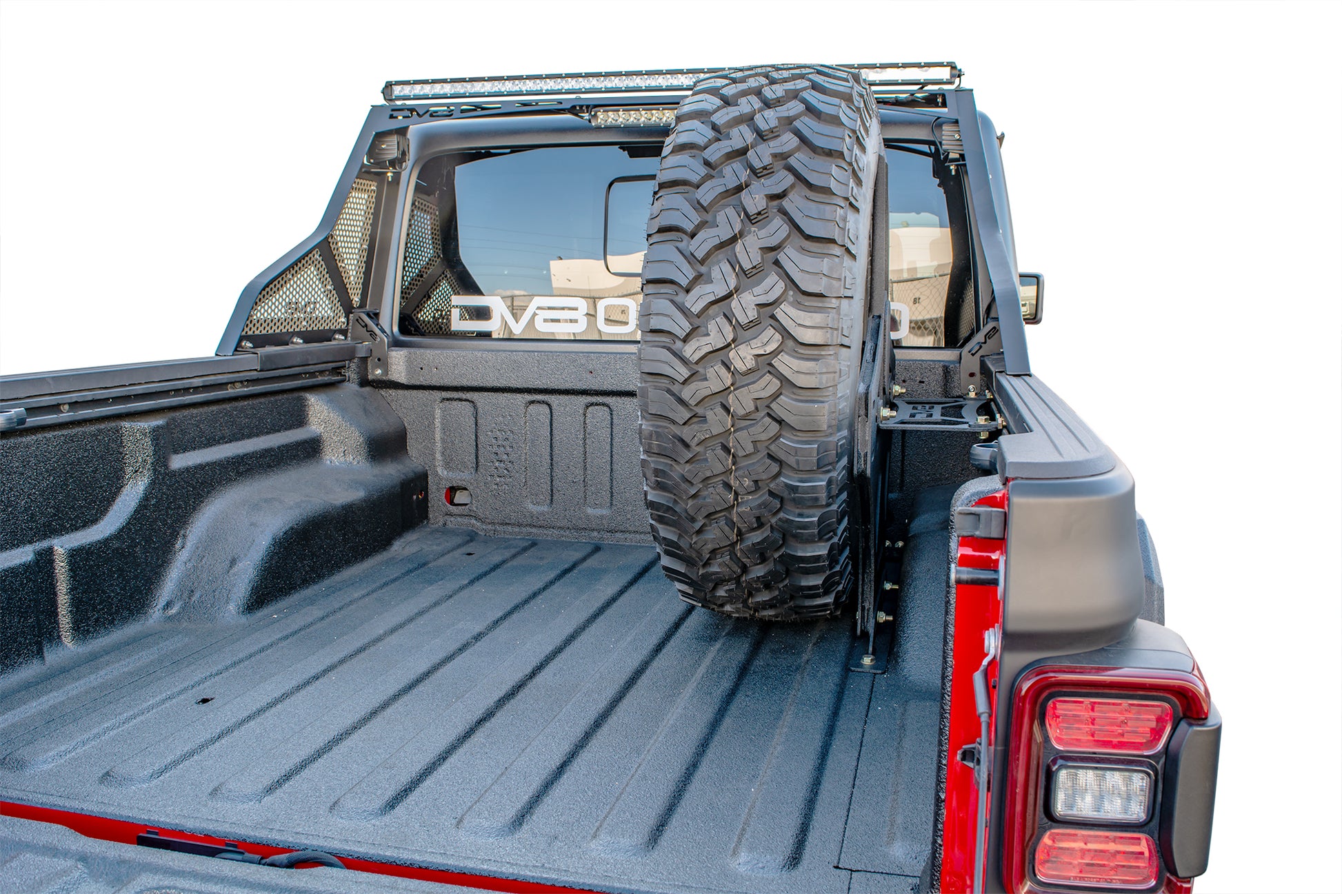 20+ Jeep JT Stand Up Spare Tire Mount by DV8 Offroad