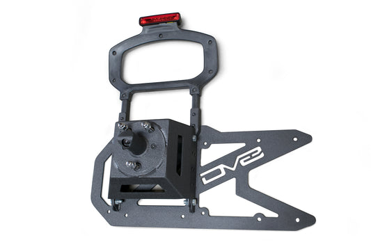 18+ Jeep JL Tailgate Mounted Tire Carrier by DV8 Offroad