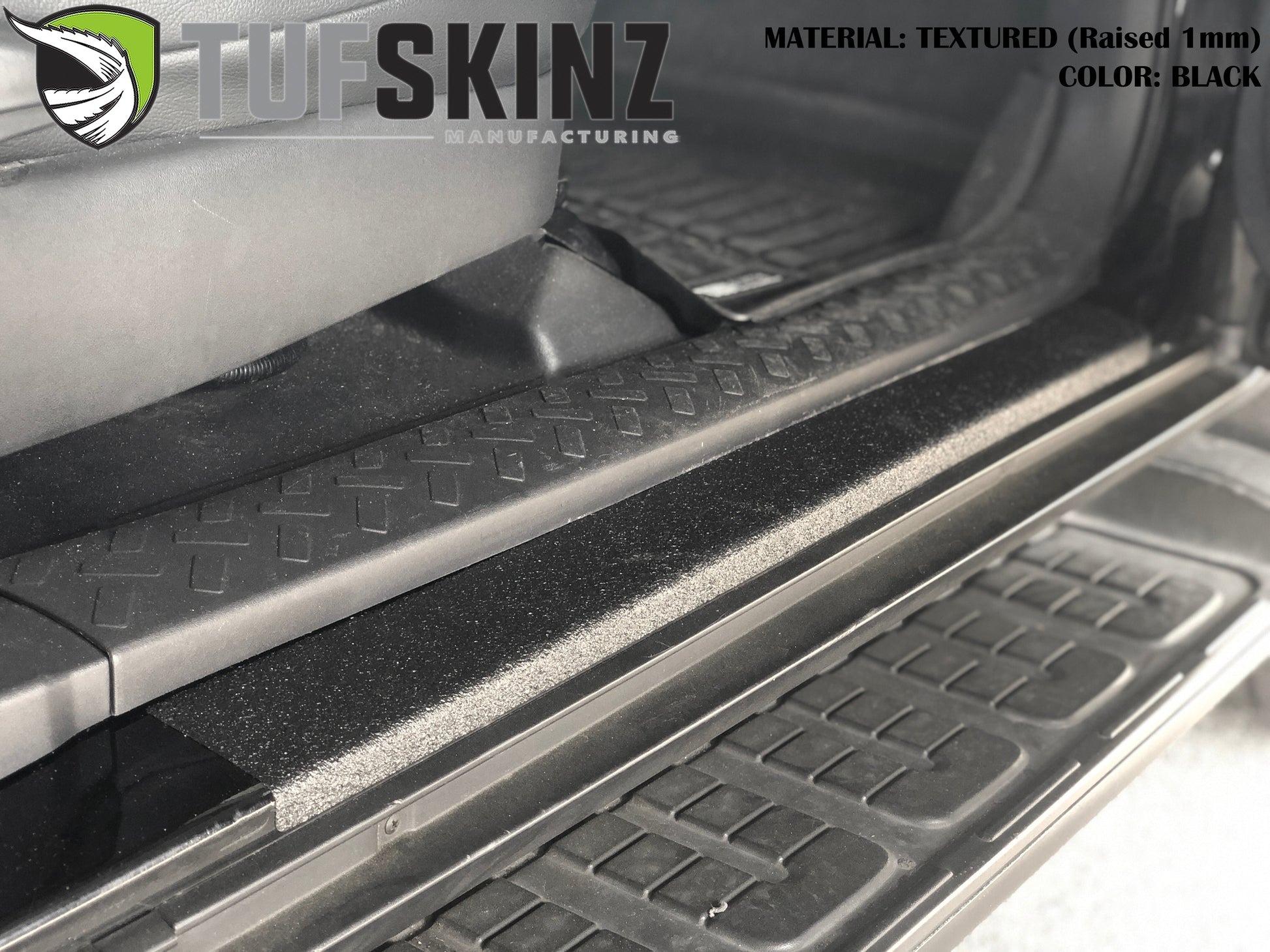 Door Sill Protection Overlays Fits 2006-2014 Toyota FJ Cruiser by Tufskinz.com