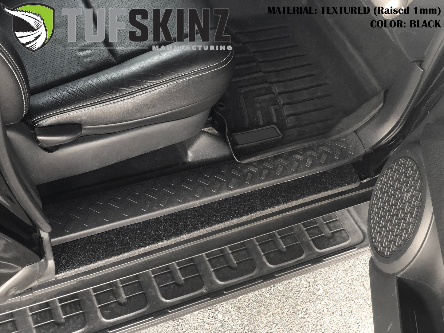Door Sill Protection Overlays Fits 2006-2014 Toyota FJ Cruiser by Tufskinz.com