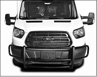 Powder Coated Gloss Black Steel W/Brush Guard W/O Skid Plate W/O Step Plate by TrailFX
