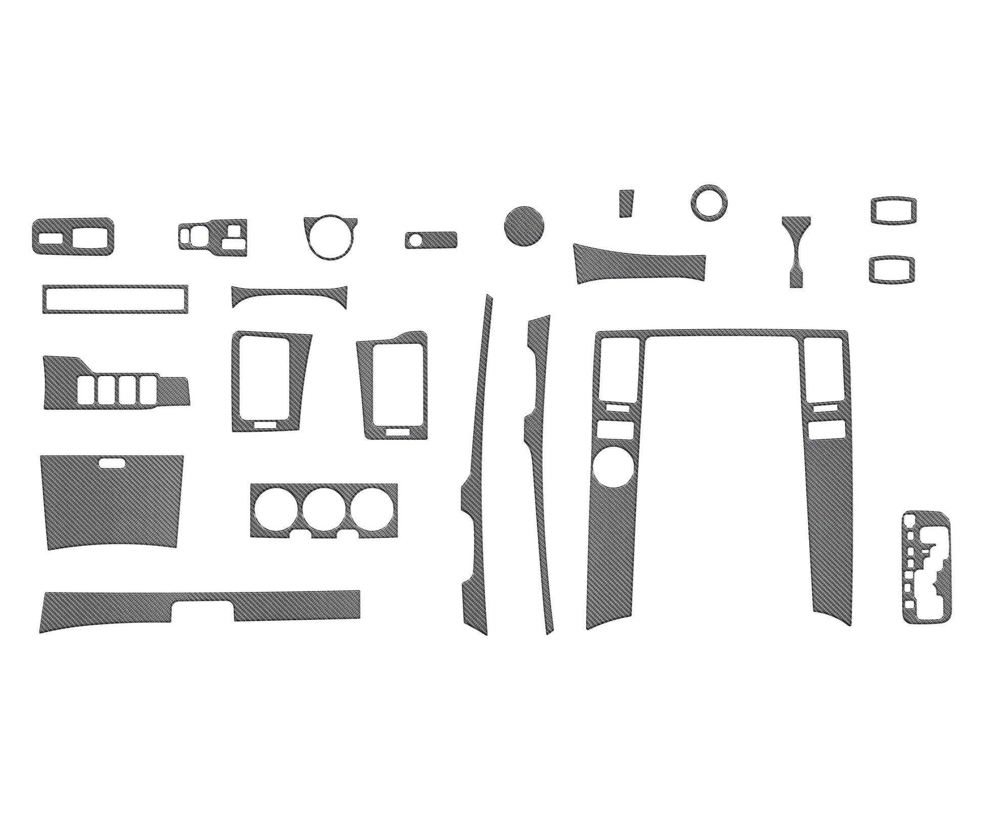 Full Interior Trim Kit Fits 2003-2009 Toyota 4Runner by Tufskinz.com