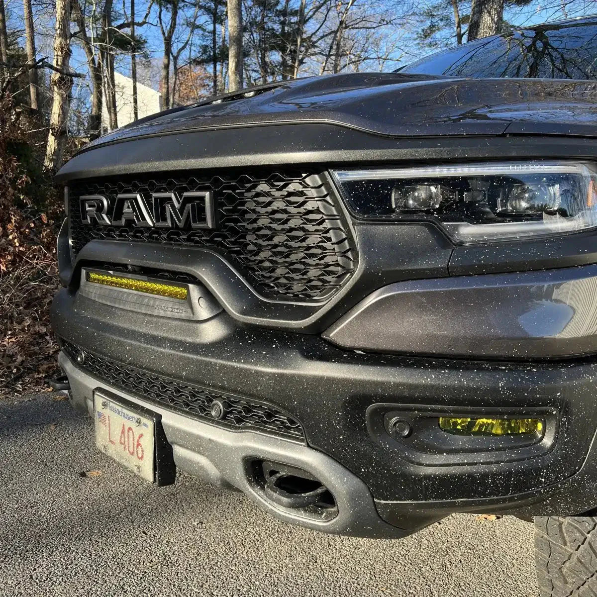 2019-2025 RAM Rebel/TRX/RHO Front Bumper Flush LED Light Bar | 100W 12,000 Lumens by ORACLE Lighting