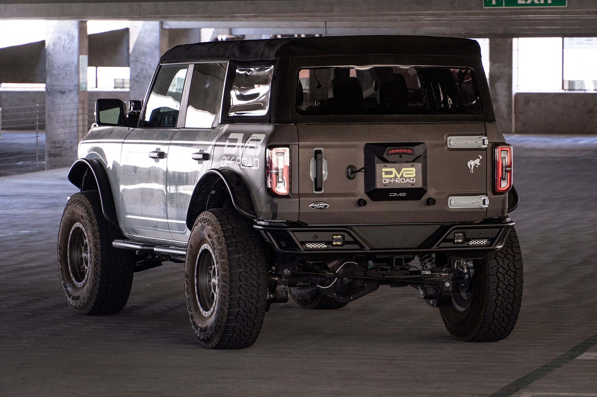Spare Tire Carrier Delete Plate by DV8 Offroad