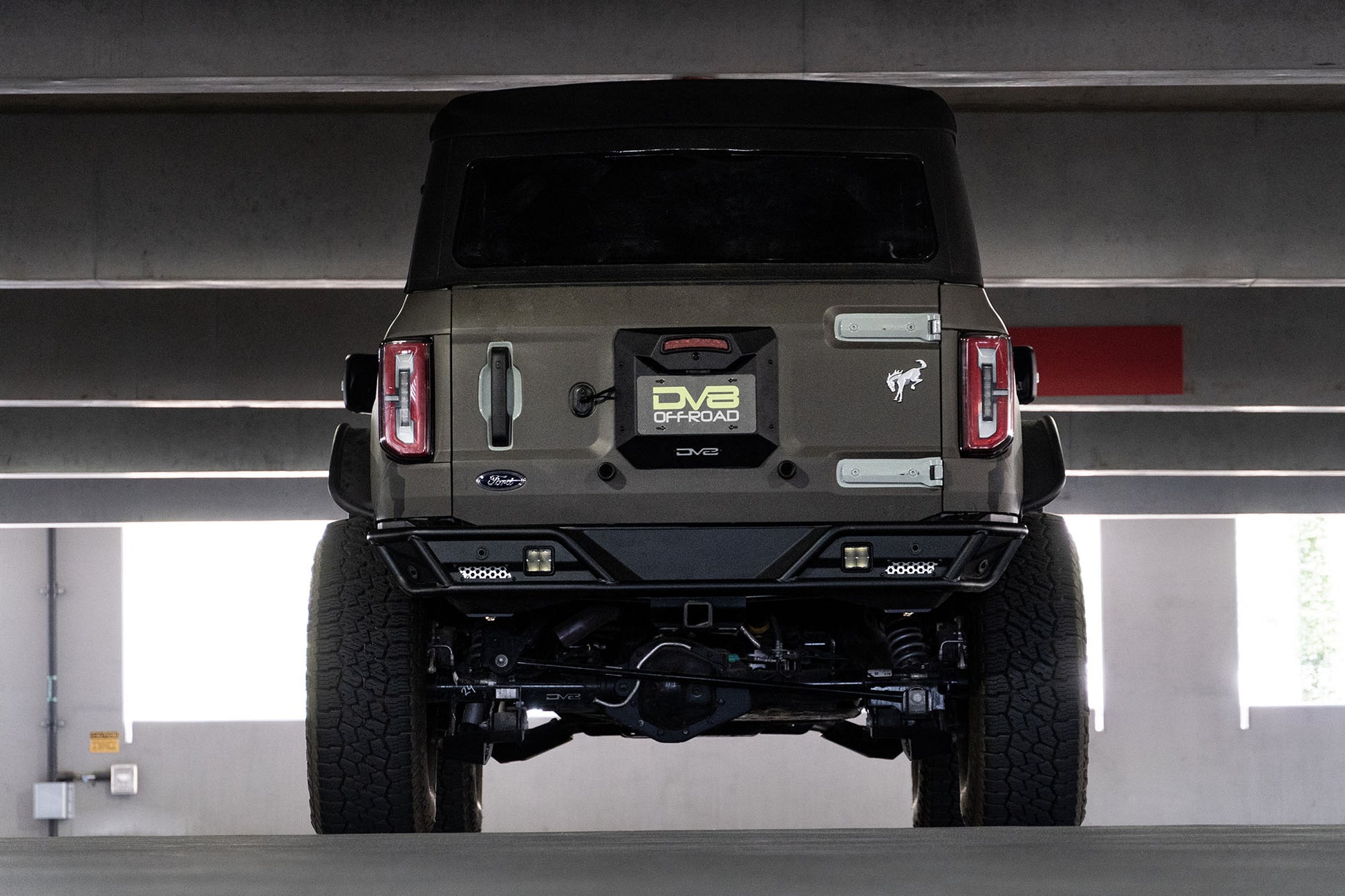 Spare Tire Carrier Delete Plate by DV8 Offroad