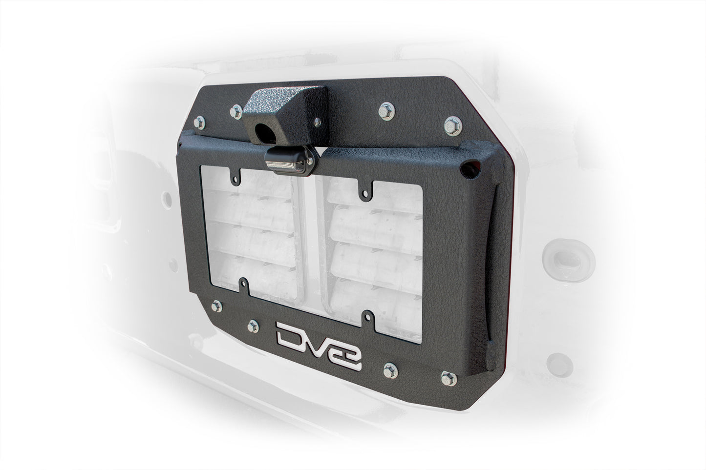 18+ Jeep JL License Plate/Camera Holder Kit by DV8 Offroad