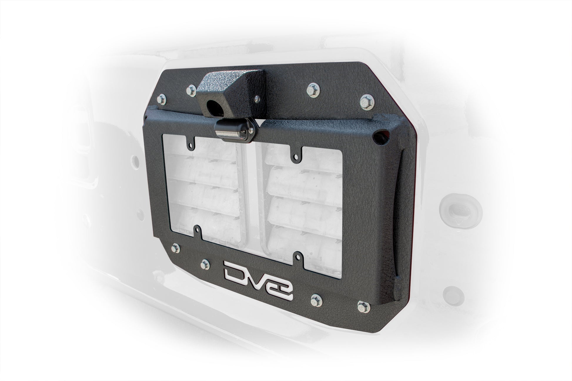 18+ Jeep JL License Plate/Camera Holder Kit by DV8 Offroad