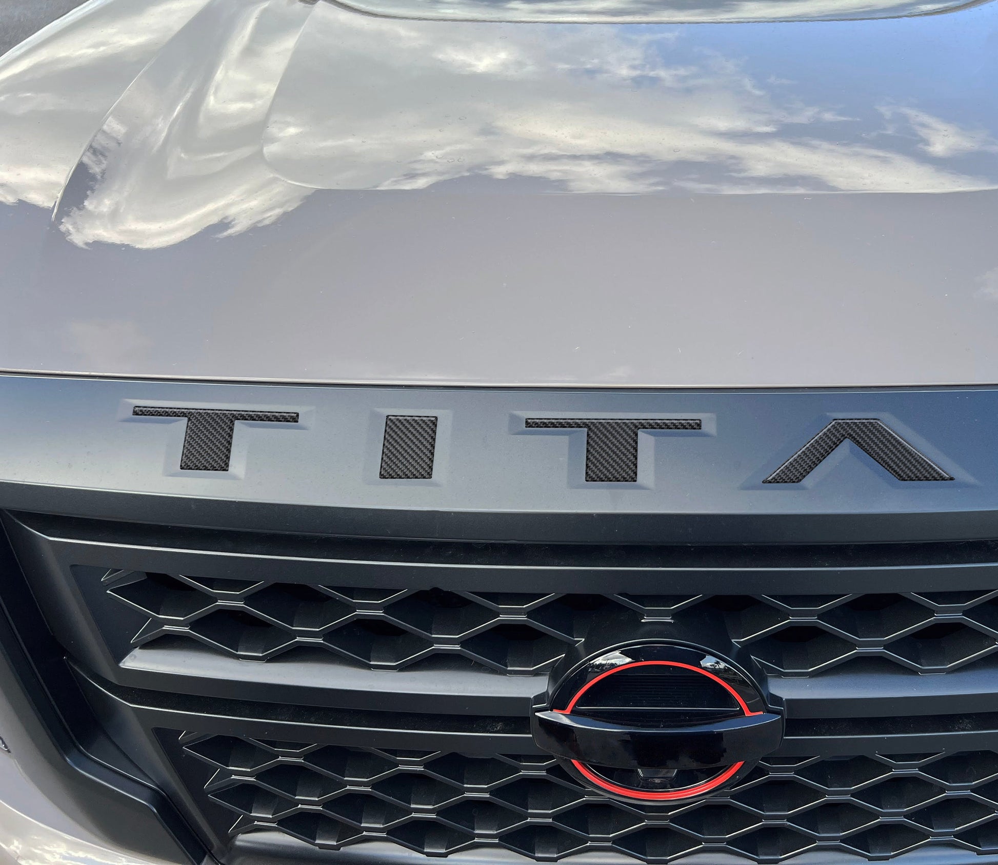 Grille Letter Inserts Fits 2022-2024 Nissan Titan by Tufskinz.com