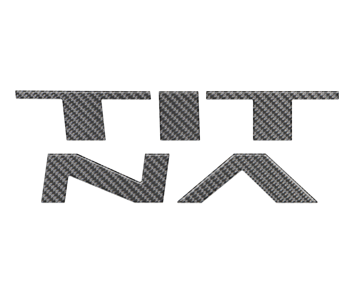 Grille Letter Inserts Fits 2022-2024 Nissan Titan by Tufskinz.com