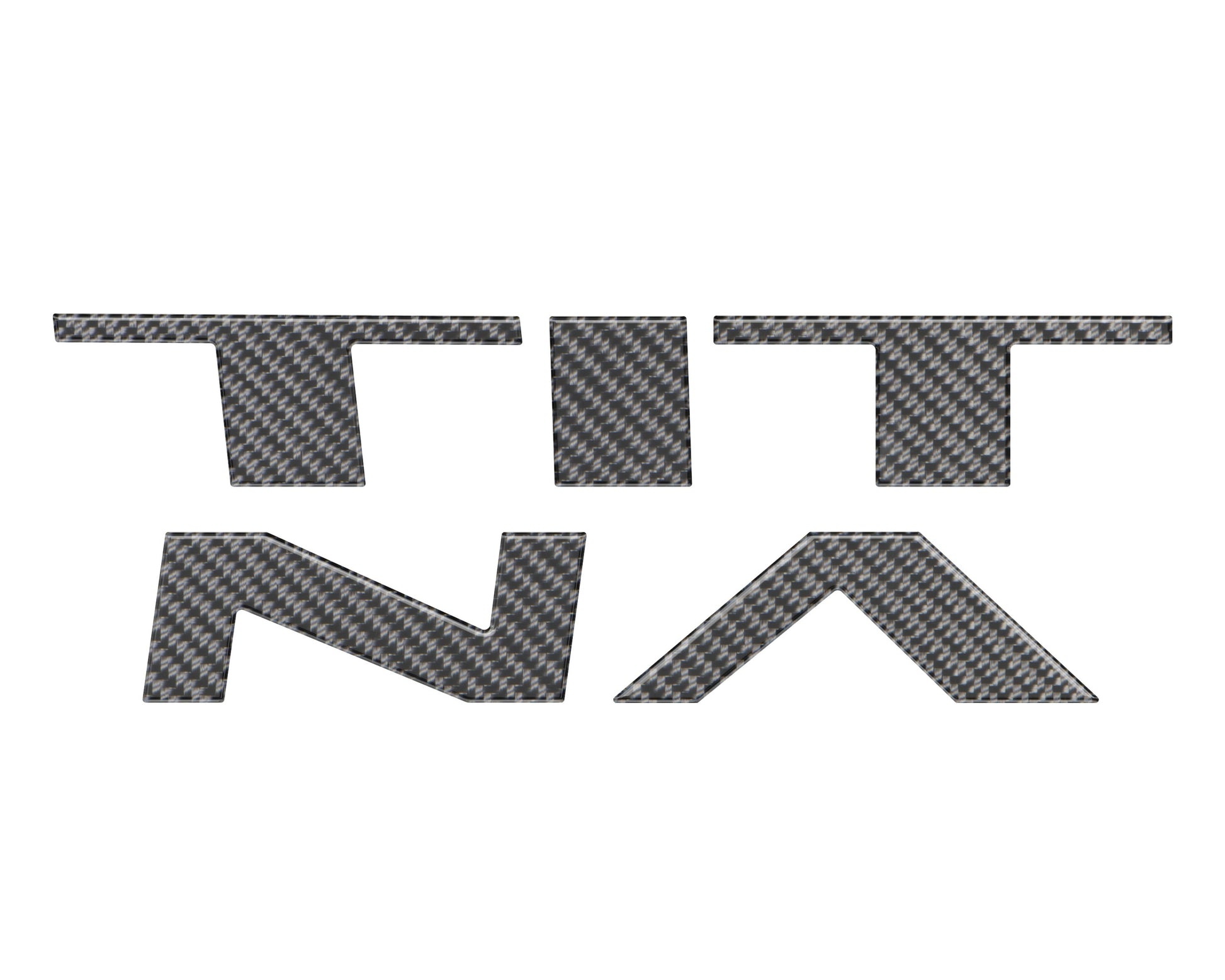 Grille Letter Inserts Fits 2022-2024 Nissan Titan by Tufskinz.com