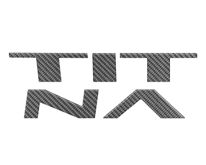 Grille Letter Inserts Fits 2022-2024 Nissan Titan by Tufskinz.com