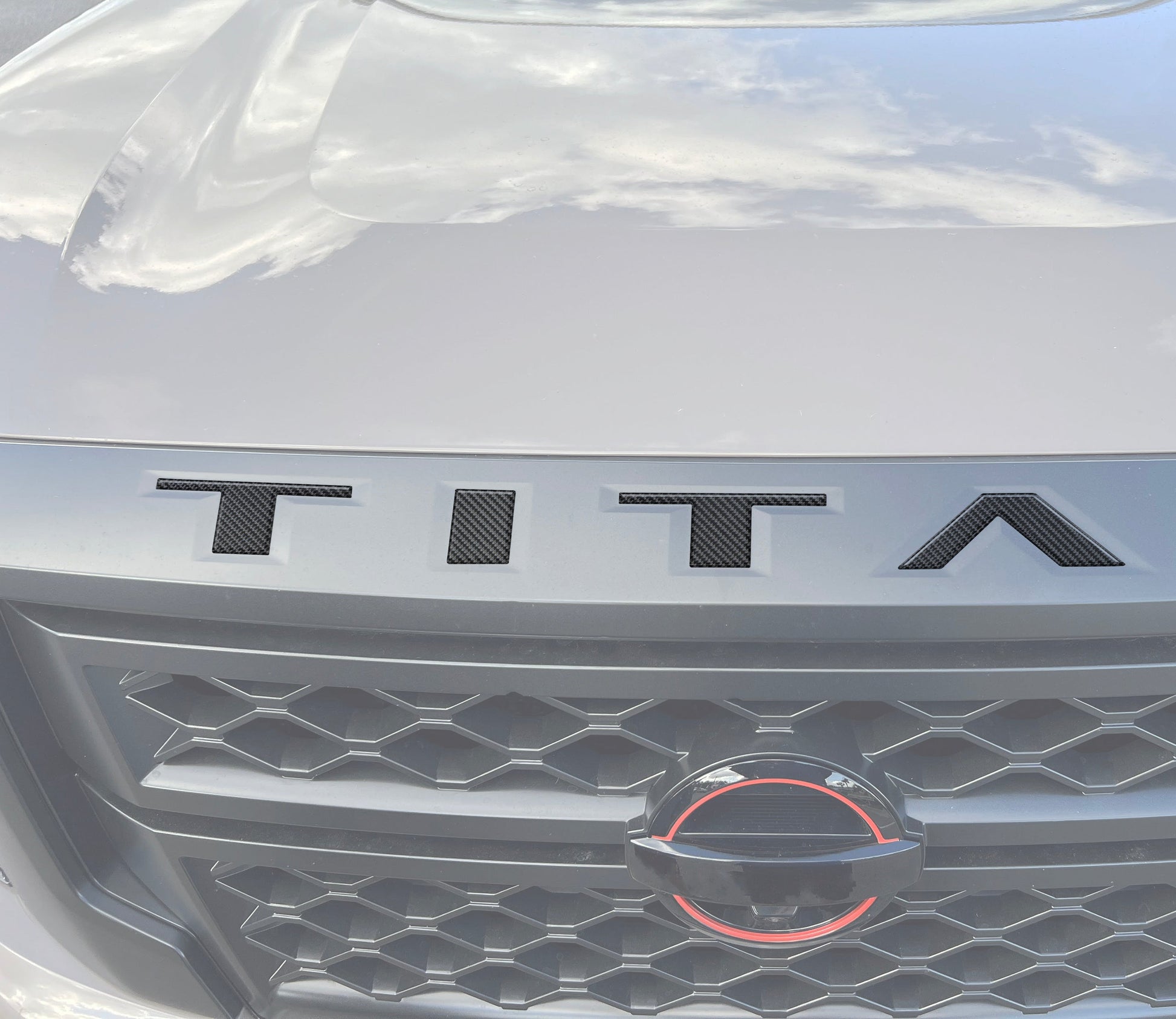 Grille Letter Inserts Fits 2022-2024 Nissan Titan by Tufskinz.com