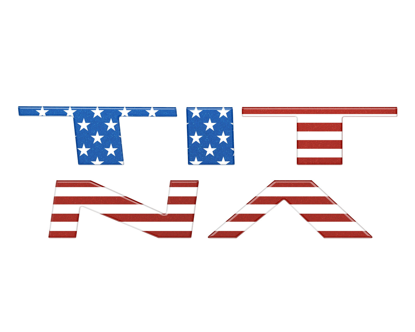 Grille Letter Inserts Fits 2022-2024 Nissan Titan by Tufskinz.com