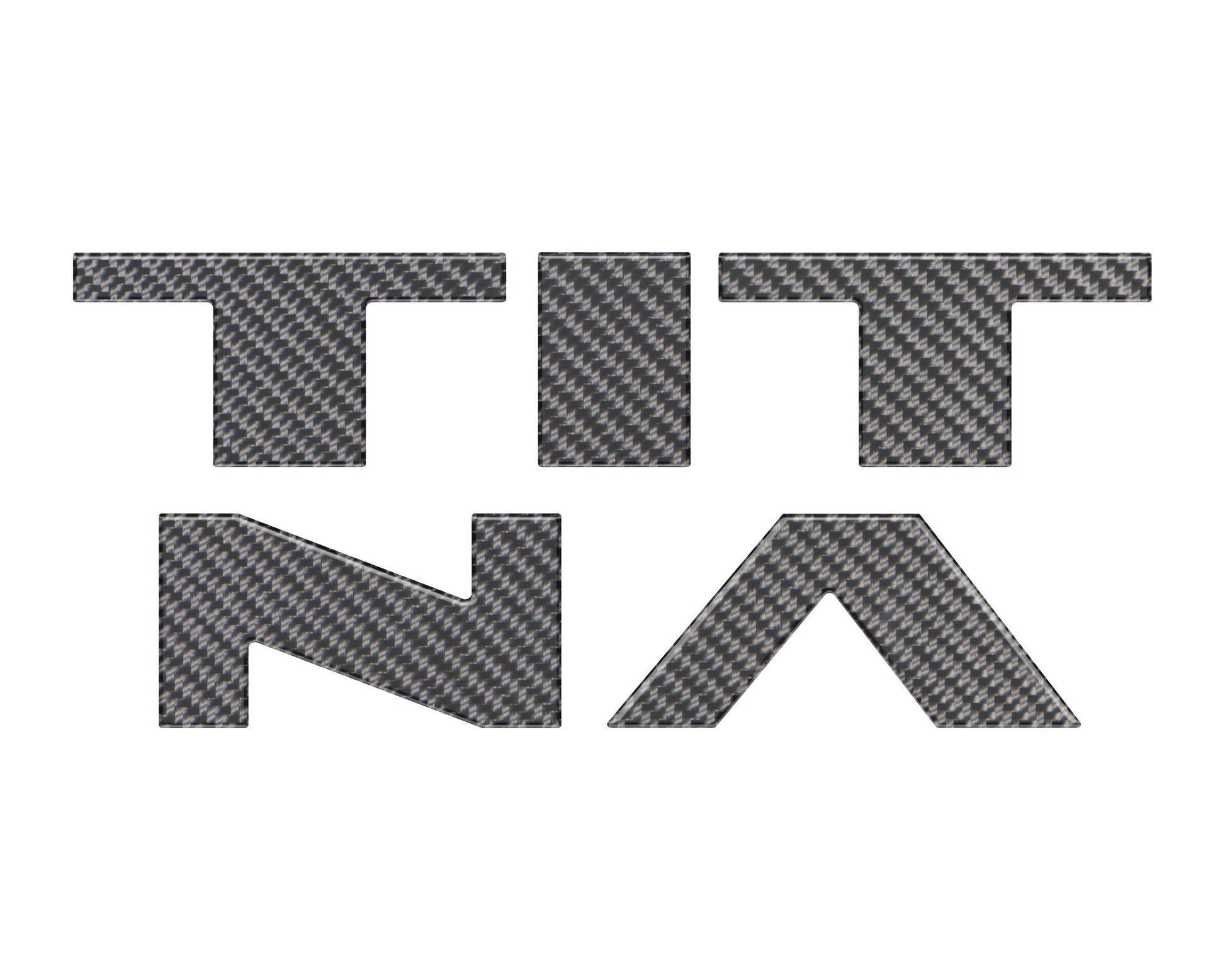 Tailgate Top Letter Inserts Fits 2022-2024 Nissan Titan by Tufskinz.com