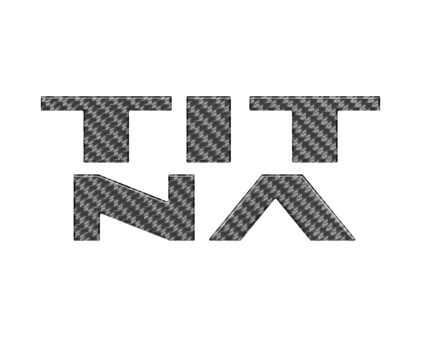 Tailgate Letter Emblem Overlays Fits 2022-2024 Nissan Titan by Tufskinz.com