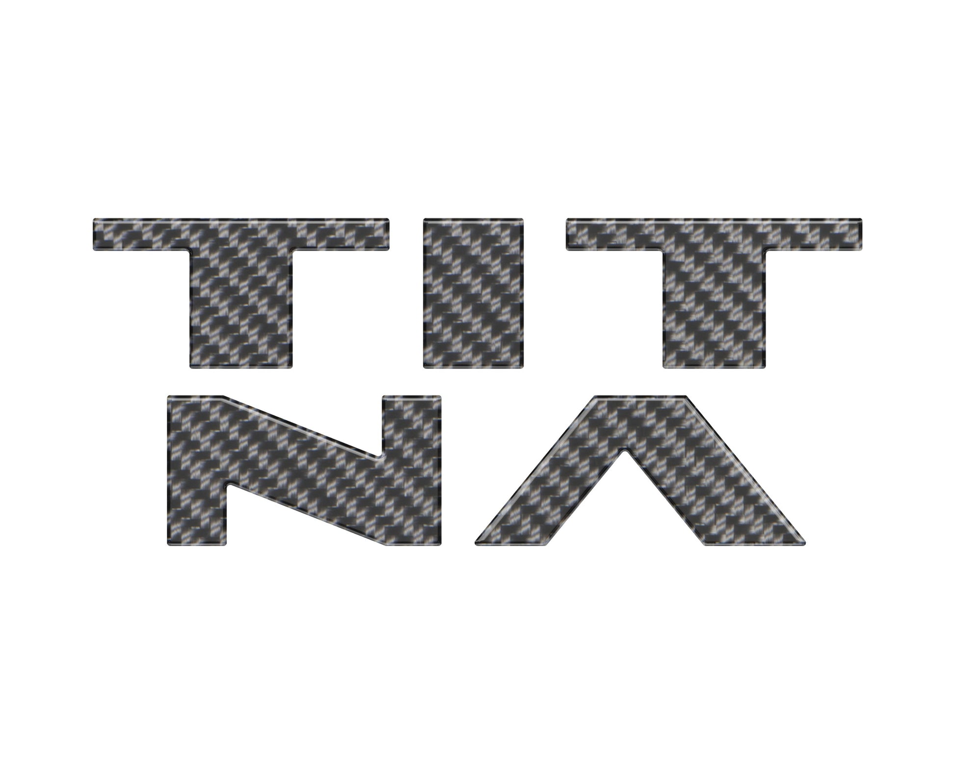 Tailgate Letter Emblem Overlays Fits 2022-2024 Nissan Titan by Tufskinz.com