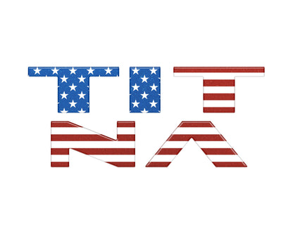 Tailgate Letter Emblem Overlays Fits 2022-2024 Nissan Titan by Tufskinz.com