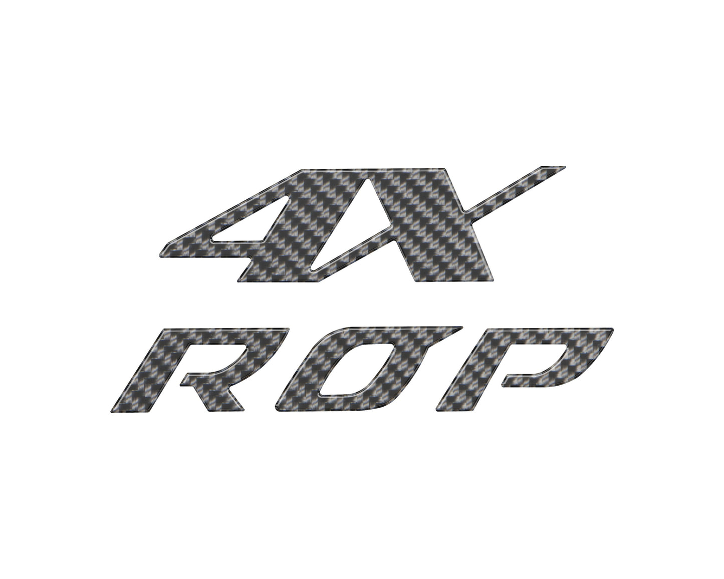 Pro 4x Emblem Letter Overlays Fits 2022-2025 Nissan Titan by Tufskinz.com