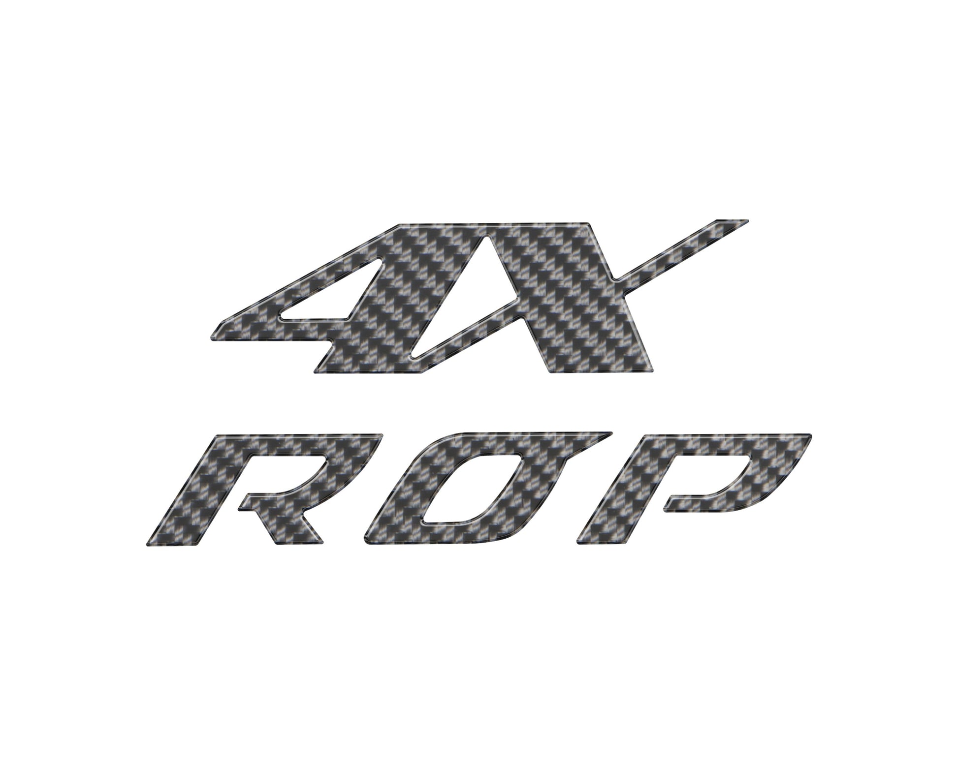 Pro 4x Emblem Letter Overlays Fits 2022-2025 Nissan Titan by Tufskinz.com