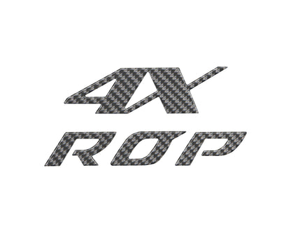 Pro 4x Emblem Letter Overlays Fits 2022-2025 Nissan Titan by Tufskinz.com