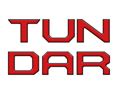 Tailgate Letter Inserts Fits 2014-2021 Toyota Tundra by Tufskinz.com
